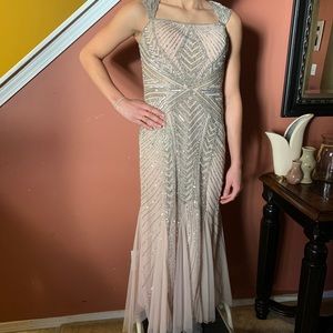 Adrianna papell Beautiful beaded gown size…
